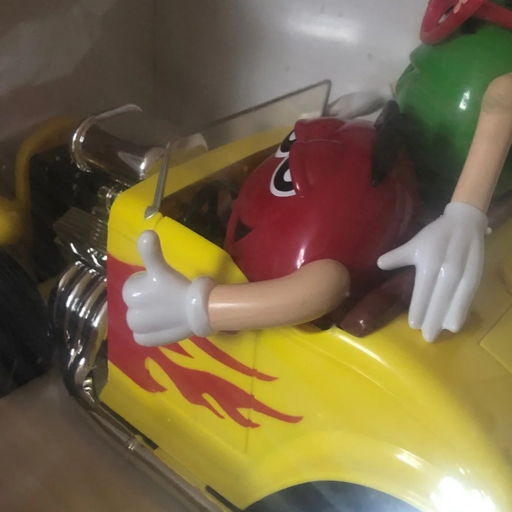M & M Rebel without a clue Hot Rod candy dispenser new old stock 12” - 3rd in se